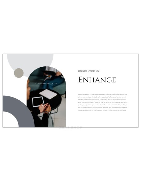 Business Efficiency Simple Templates Design