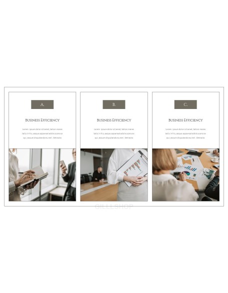 Business Efficiency Simple Templates Design