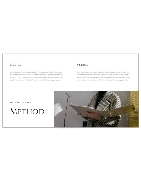 Business Efficiency Simple Templates Design