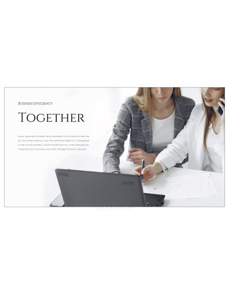 Business Efficiency Simple Templates Design