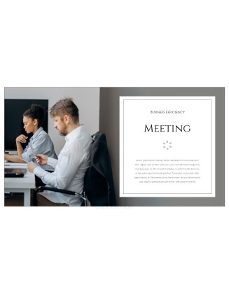 Business Efficiency Simple Templates Design