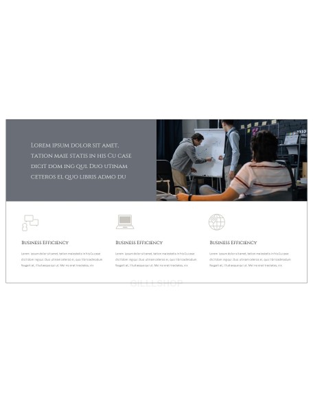 Business Efficiency Simple Templates Design