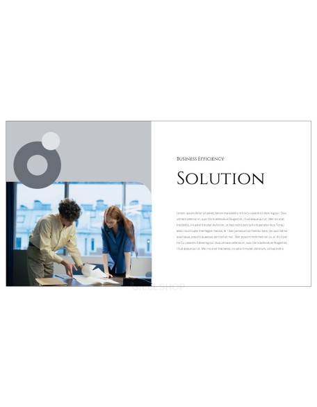 Business Efficiency Simple Templates Design