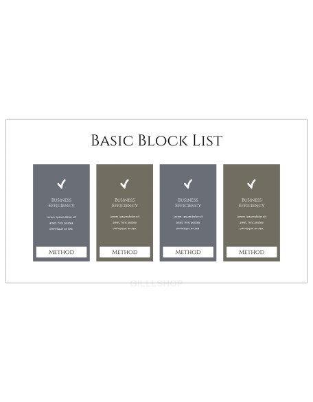 Business Efficiency Simple Templates Design