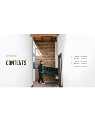 Moving Services PPT Templates Design