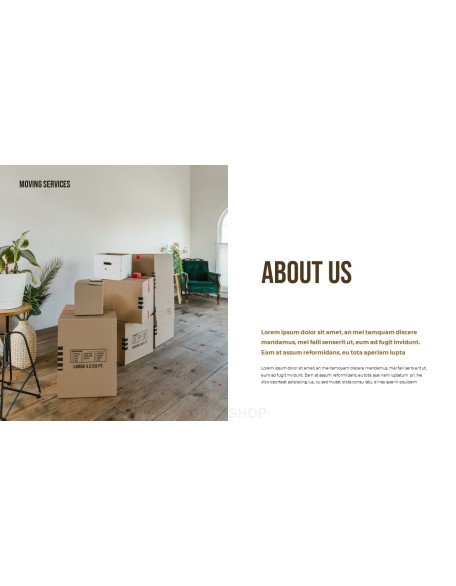 Moving Services PPT Templates Design