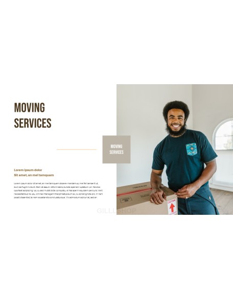 Moving Services PPT Templates Design