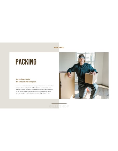 Moving Services PPT Templates Design