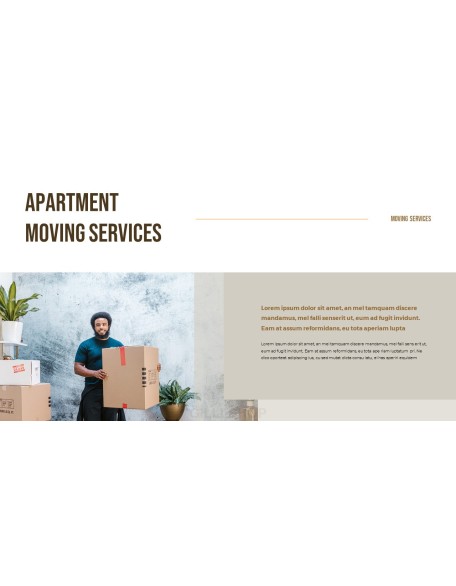 Moving Services PPT Templates Design
