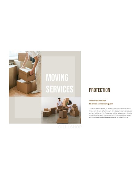 Moving Services PPT Templates Design