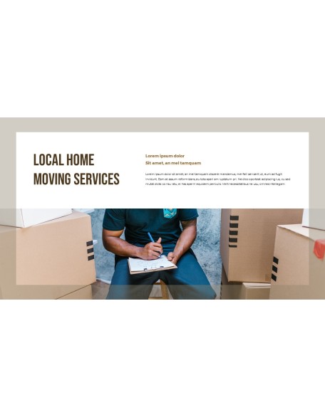Moving Services PPT Templates Design
