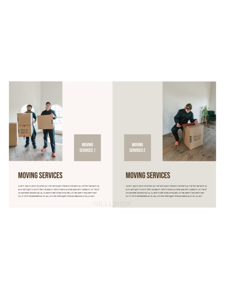 Moving Services PPT Templates Design