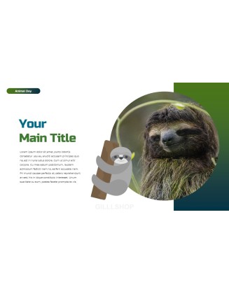 World Animal Day deck templates