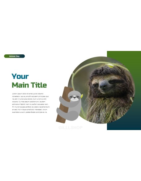 World Animal Day deck templates
