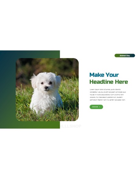 World Animal Day deck templates
