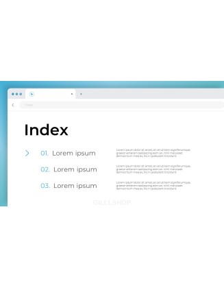 Web Browser Design Concept Startup Pitch Deck