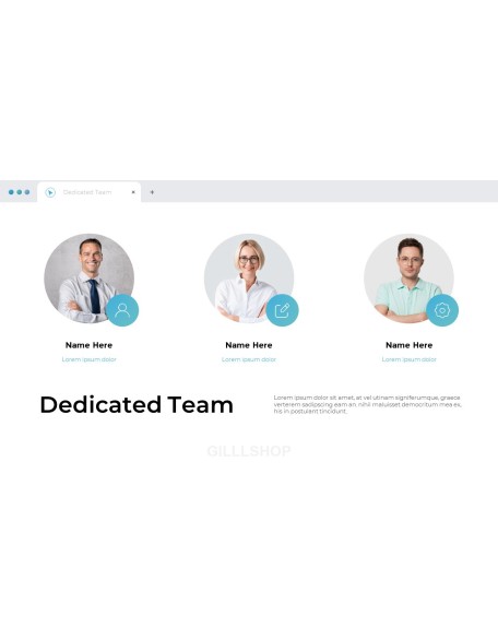 Web Browser Design Concept Startup Pitch Deck