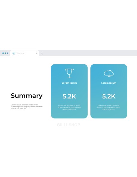 Web Browser Design Concept Startup Pitch Deck