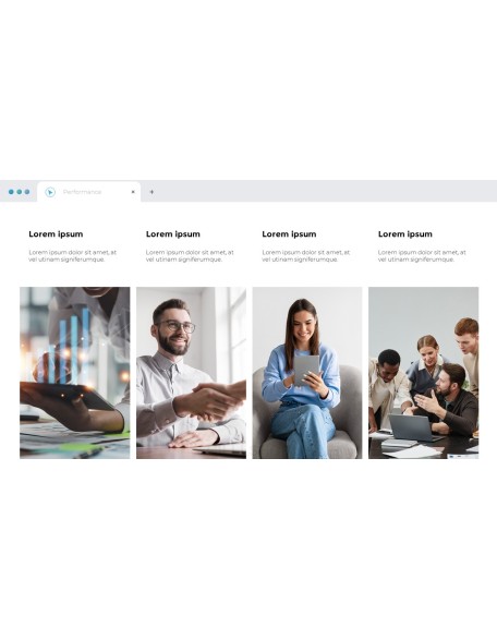 Web Browser Design Concept Startup Pitch Deck