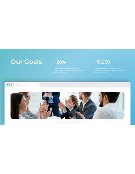 Web Browser Design Concept Startup Pitch Deck