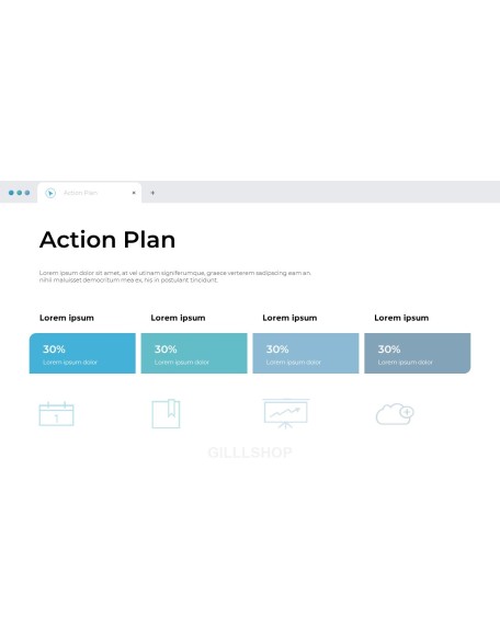 Web Browser Design Concept Startup Pitch Deck