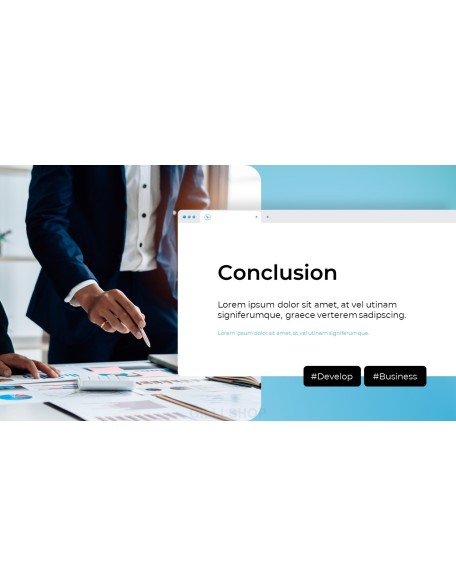 Web Browser Design Concept Startup Pitch Deck