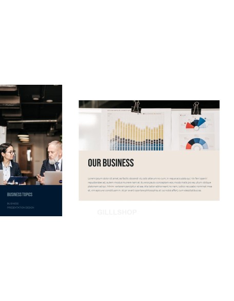 Business Topics awards presentation powerpoint