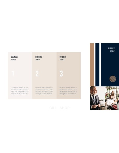 Business Topics awards presentation powerpoint
