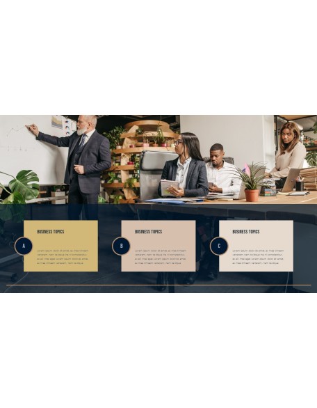 Business Topics awards presentation powerpoint