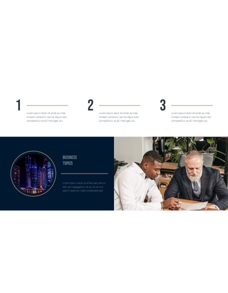 Business Topics awards presentation powerpoint