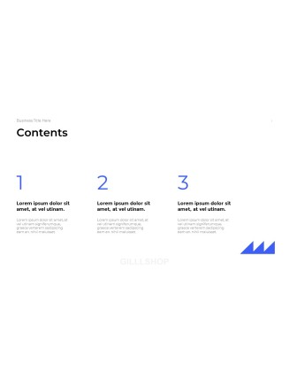 Simple Business Overview template powerpoint