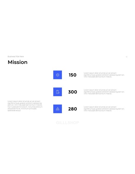 Simple Business Overview template powerpoint