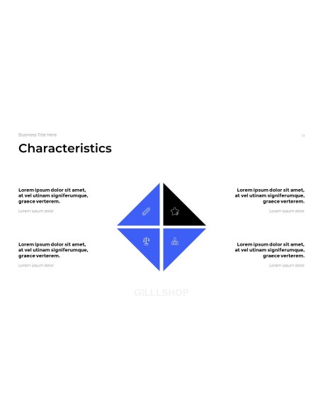 Simple Business Overview template powerpoint