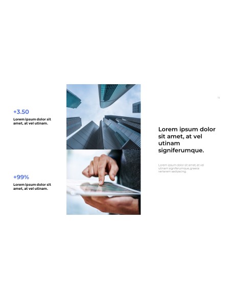 Simple Business Overview template powerpoint