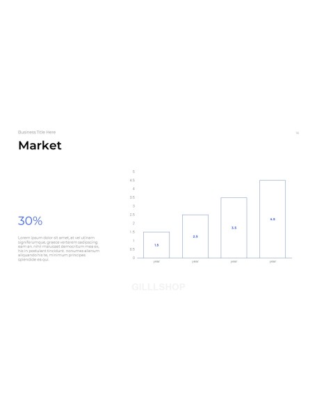 Simple Business Overview template powerpoint