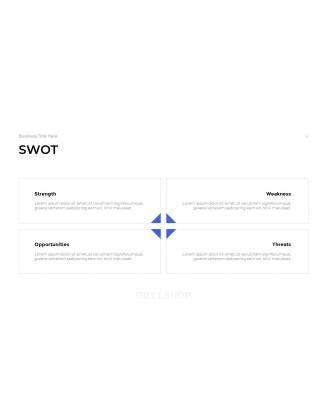Simple Business Overview template powerpoint