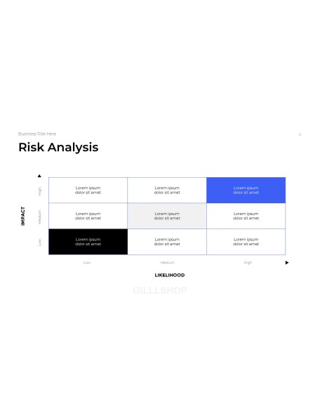Simple Business Overview template powerpoint