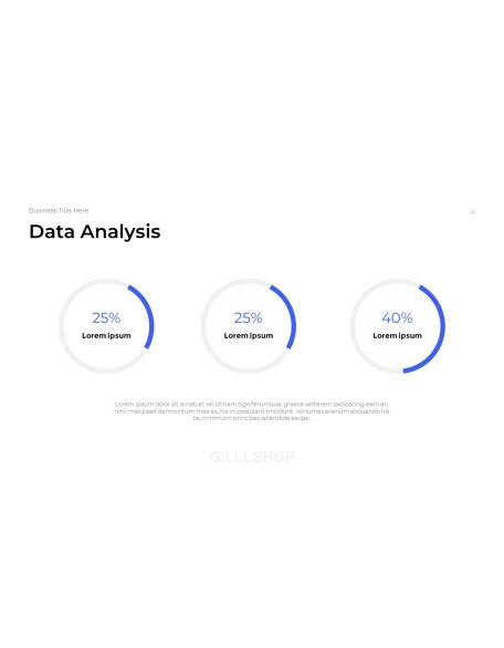 Simple Business Overview template powerpoint