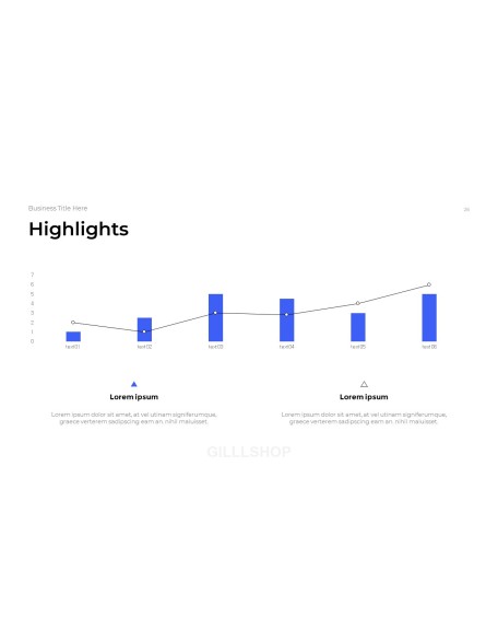 Simple Business Overview template powerpoint