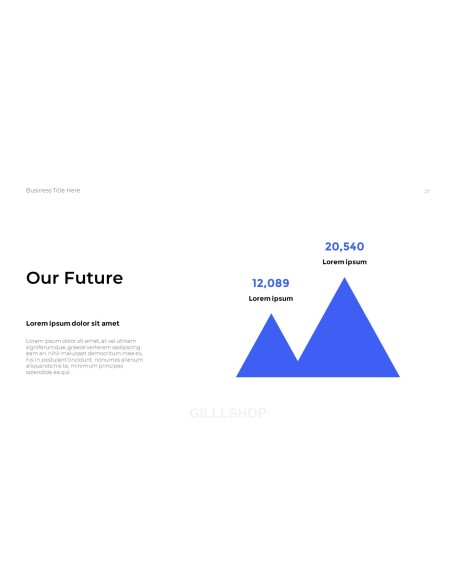 Simple Business Overview template powerpoint