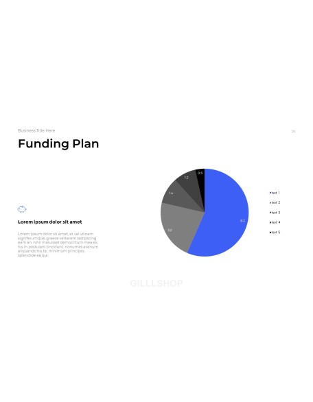 Simple Business Overview template powerpoint