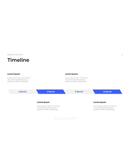 Simple Business Overview template powerpoint