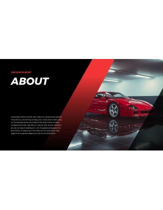 Car Design News template ppt