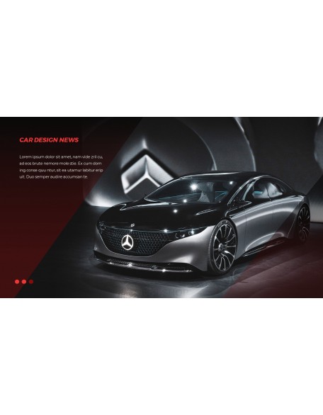 Car Design News template ppt