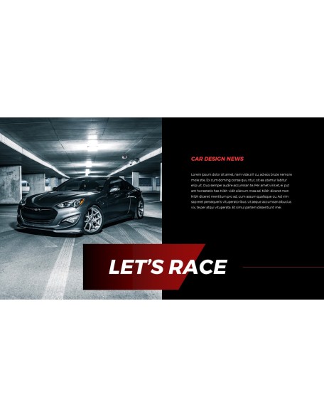 Car Design News template ppt