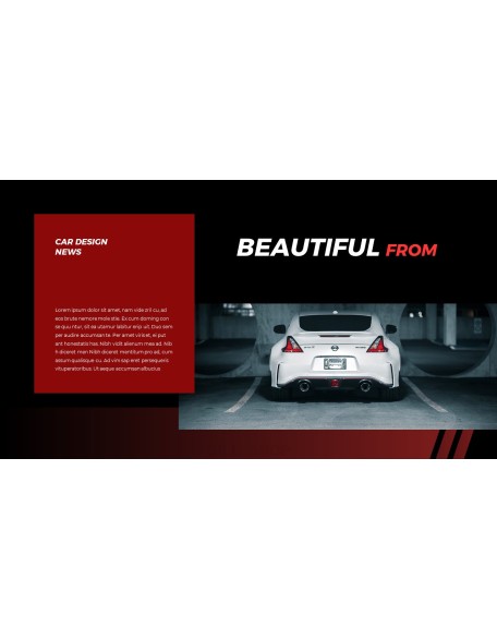 Car Design News template ppt