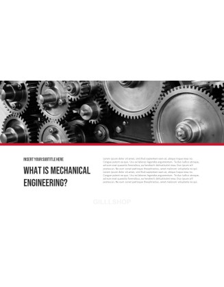 Mechanical Engineering business plan template ppt