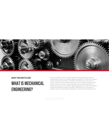 Mechanical Engineering business plan template ppt