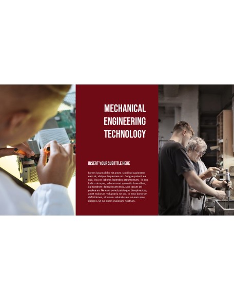Mechanical Engineering business plan template ppt