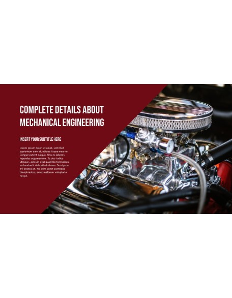 Mechanical Engineering business plan template ppt
